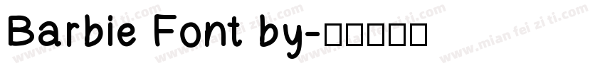 Barbie Font by字体转换